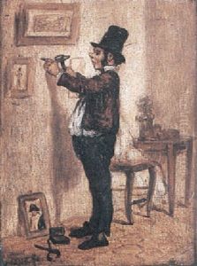 Le Collectionneur De Tableaux by Paul Gavarni