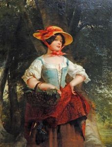 Portrait Of Phoebe Mayflower by Robert Gavin