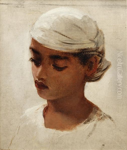 Head Of A Young Mulatto Girl - view 1