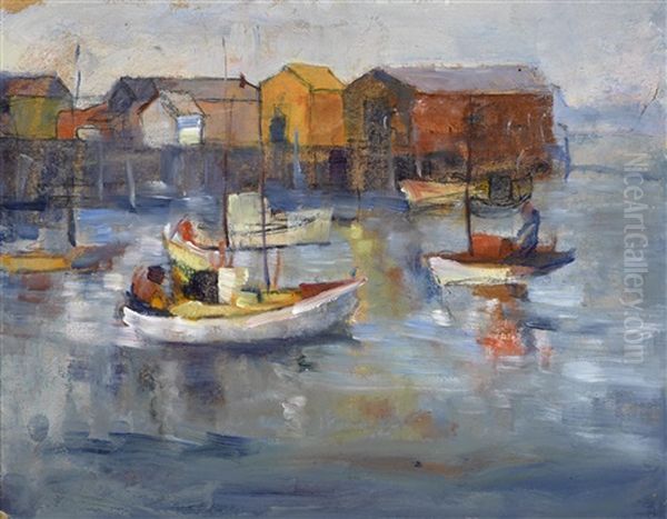 Boats At Harbor - view 1