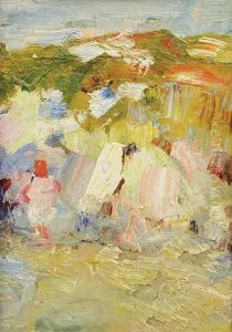 Untitled (hills With Figures)