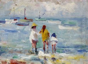 Bathers And Boats, Monterey