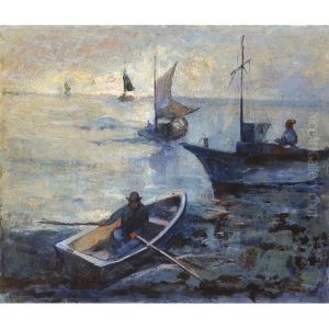Man In Rowboat