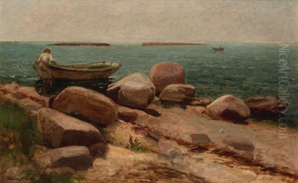 Boy With Boat, Long Island - view 1