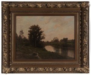 Sunset On A River, 1899 Sunset On A River, 1899