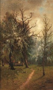 At The Watering Trough by Edward B. Gay