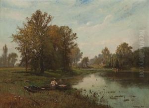 A View In Connecticut by Edward B. Gay