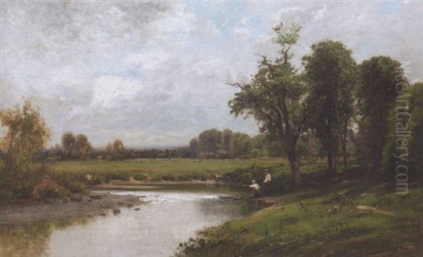 Fishing On A Summer Day - view 1