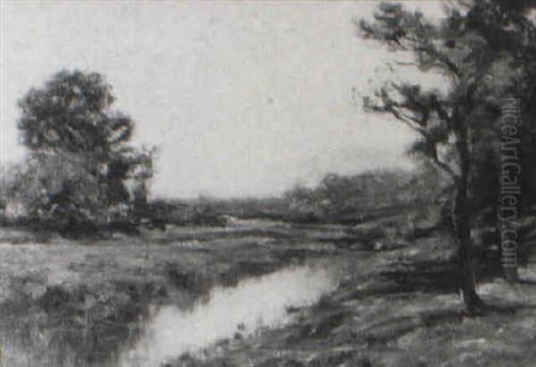 Pastoral Landscape With Cattle In The Distance - view 1