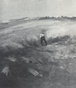 The Hillside, Harvest Time by Edward B. Gay