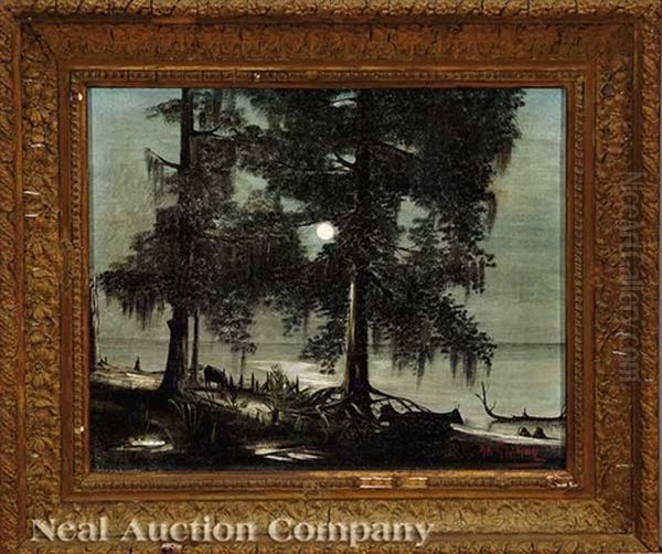 Lake Pontchartrain Night Scenes (pair) - view 1