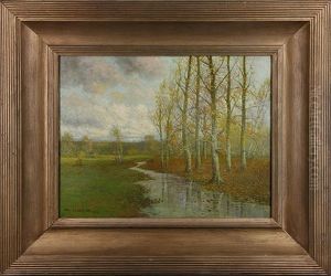 Autumn Trees And Stream