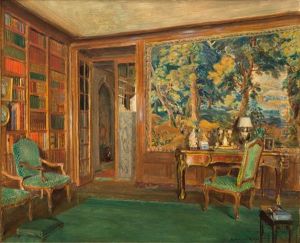 The Library Of Mrs. Oliver Gould Jennings by Walter Gay