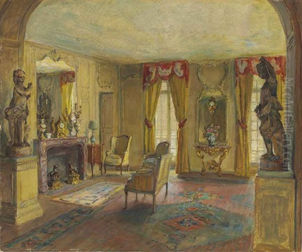 Salon Of The Chateau Du Breau - view 1
