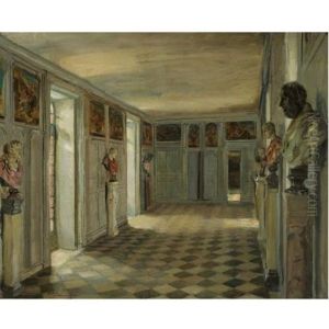 Galerie Des Bustes, Chateau Du Reveillon by Walter Gay
