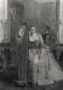 Woman At Her Harp