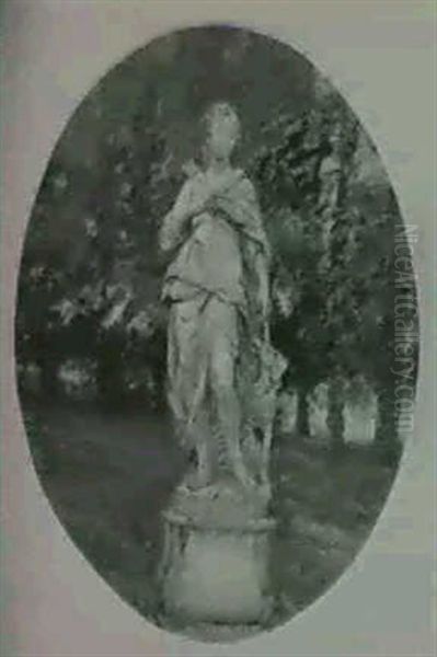 A Statue Of Diana In The Garden Of Versailles - view 1