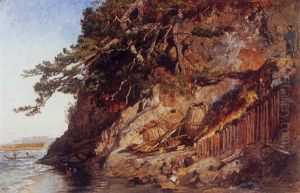Fisherman At Inoshima, Japan by Winckworth Allan Gay