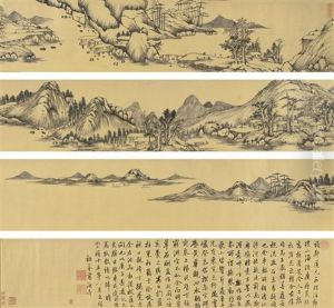 Landscape (4 Works) by Ge Zhengqi