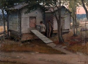 At Dusk by Albert Gebhard