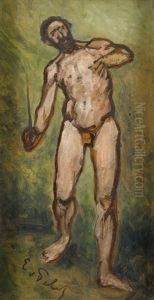 Male Nude With A Sword