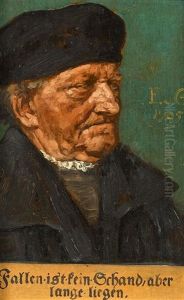 Portrat Thilo Von Sickingen by Eduard Karl Franz von Gebhardt