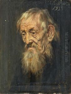 Bildnis Eines Alten Mannes by Eduard Karl Franz von Gebhardt