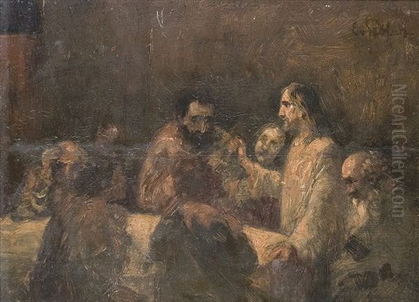Jesus With His Followers - view 1