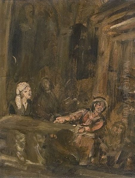 Women In A Temple - view 1