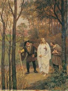Christus Und Die Junger Von Emmaus