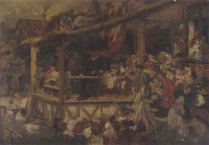 Die Heilung Des Gichtbruchigen by Eduard Karl Franz von Gebhardt