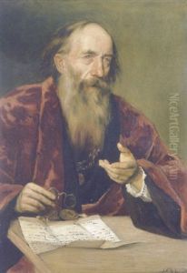 Bildnis Eines Alteren Mannes by Eduard Karl Franz von Gebhardt