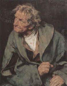 Meisterliches Portrait Eines Schauspielers by Eduard Karl Franz von Gebhardt