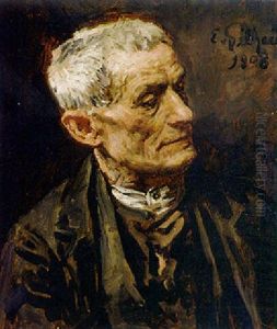 Portrait Eines Alteren Herren by Eduard Karl Franz von Gebhardt