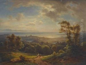 Gegend Bei Wasserburg Am Bodensee