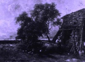 Am Bauernhof by Ludwig Gebhardt