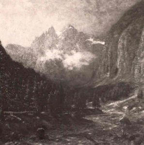 Das Wimbachtal Bei Berchtesgaden by Ludwig Gebhardt