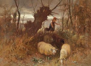 Die Kleine Hirtin by Otto Friedrich Gebler