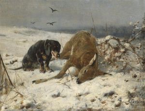 Gestelltes Rehwild Gestelltes Rehwild