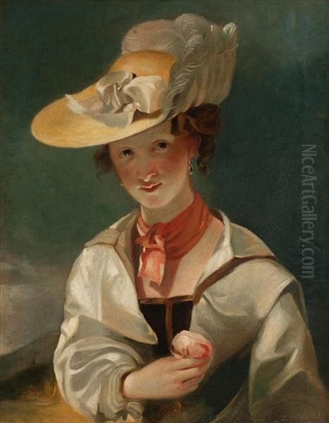 Portrait Of A Lady, Reputed To Be Charlotte Nasymth - view 1