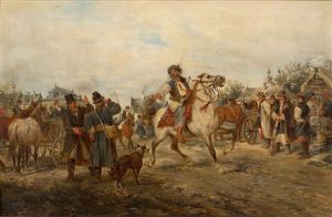 Targ Na Starym Kleparzu by Ludwig Gedlek