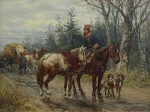 Unterwegs by Ludwig Gedlek