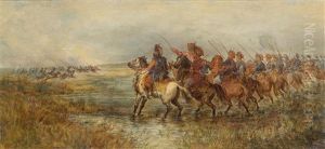 Attacke by Ludwig Gedlek