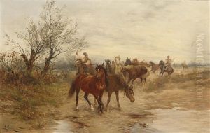 Pferde In Der Puszta