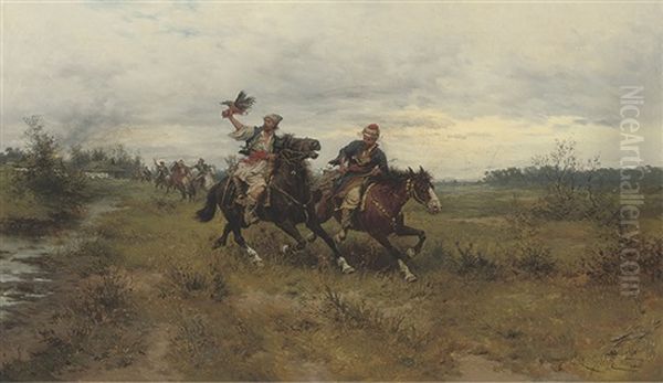 The Raiding Party by Ludwig Gedlek