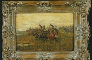Scena Batalistyczna by Ludwig Gedlek
