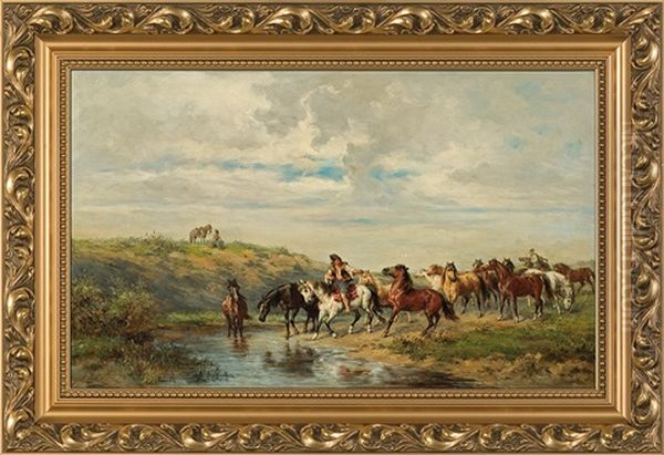 Cossacks Hurrying Horses - view 1