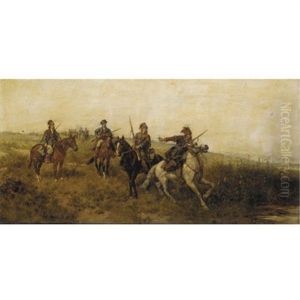 Mounted Cossacks