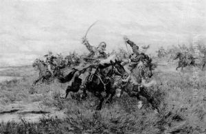 Der Kampf Um Die Fahne by Ludwig Gedlek