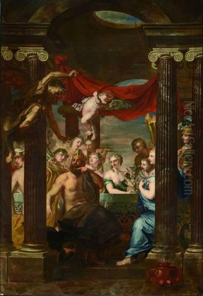 Eris Semant La Discorde Parmi Les Dieux Lors Des Noces De Thetis Et Pelee - view 1